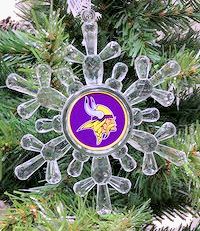Item 141148 Minnesota Vikings Snowflake Ornament