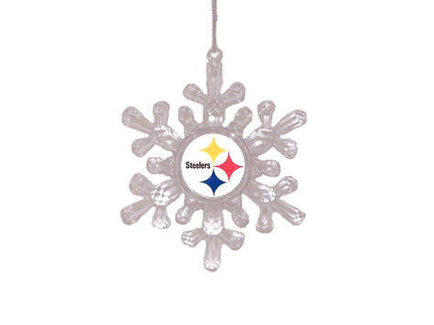 Item 141169 Pittsburgh Steelers Snowflake Ornament
