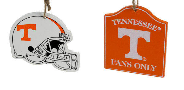 Item 141172 University of Tennessee Volunteers Helmet/Fans Only Sign Ornament
