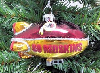 Item 141219 Washington Redskins Blimp Ornament