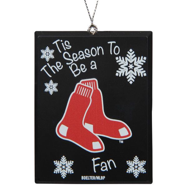 Item 141286 Boston Red Sox Tis The Season To Be A Fan Ornament