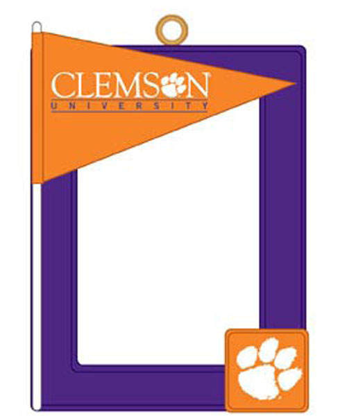 Item 146826 Clemson University Tigers Photo Frame Ornament