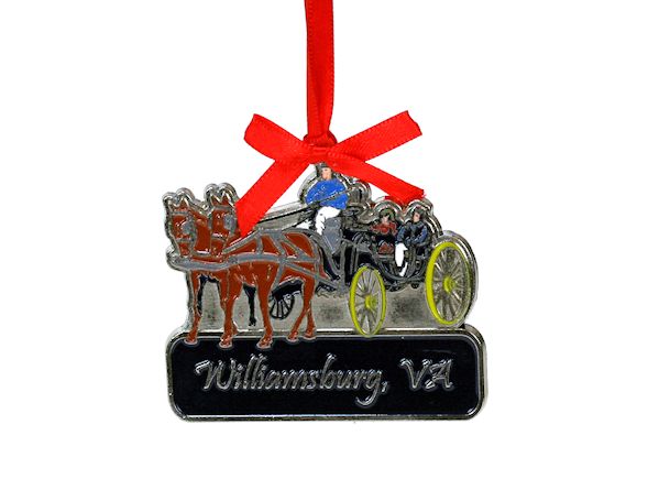 Item 152068 Williamsburg Horse & Carriage Ornament