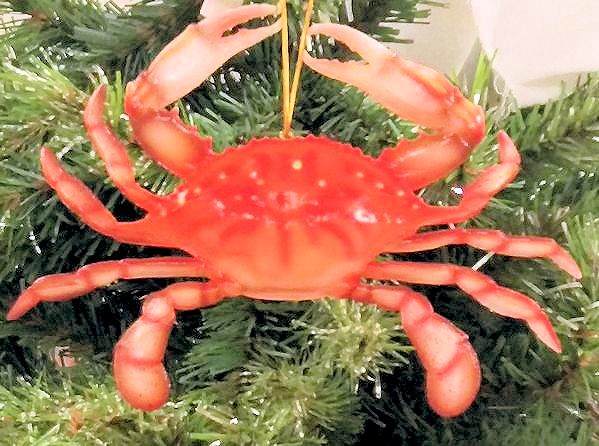 Item 153003 Red Crab Ornament