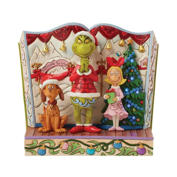 Item 156131 Grinch With Max And Cindy Figure
