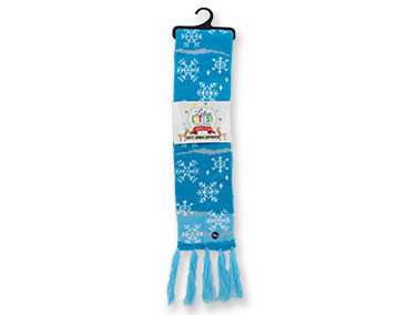 Item 164101 Flashing Snowflake Knit Scarf
