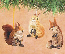 Item 177007 Squirrel/Hare/Fox Ornament