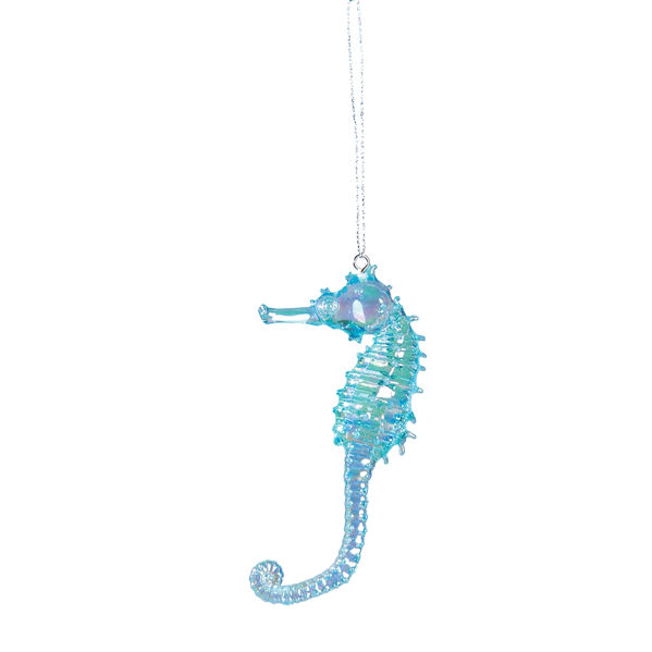 Item 177056 Blue Seahorse Ornament