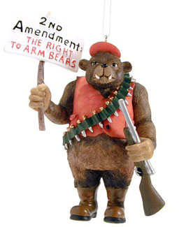 Item 177122 2nd Amendment The Right To Arm Bears Ornament
