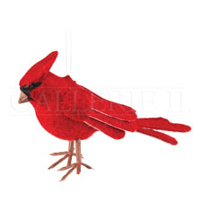 Item 177155 Red Felt Cardinal Ornament