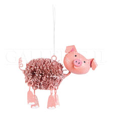 Item 177198 Pom Pom Pig Ornament