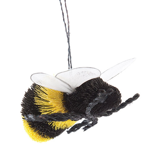 Item 177235 Black/Yellow Bee Ornament