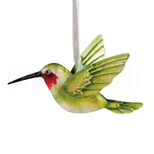 Item 177303 Pearlized Hummingbird Ornament