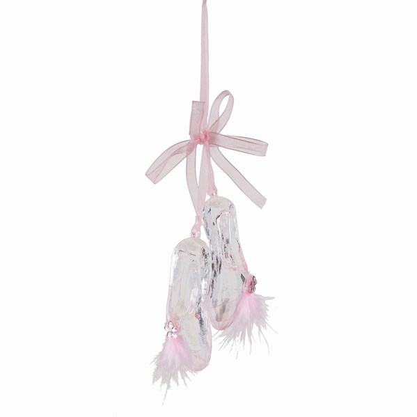 Item 177330 Pair of Crystal Ballet Shoes Ornament