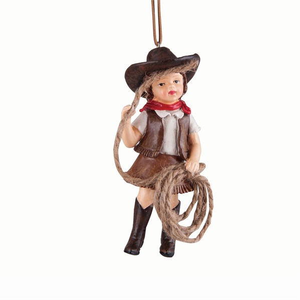 Item 177434 Junior Cowgirl Ornament