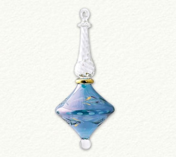 Item 186333 Blue/Clear Diamond Scepter Ornament