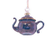 Item 186458 Small Blue Teapot Ornament