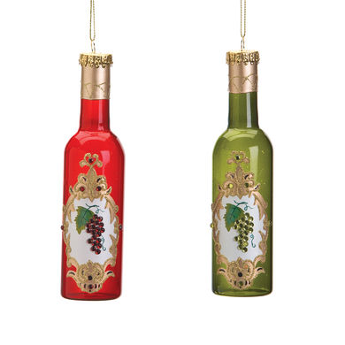 Item 188032 Wine Bottle Ornament