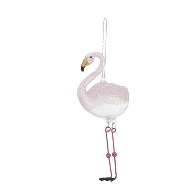 Item 189008 Pink Crystal Flamingo Ornament