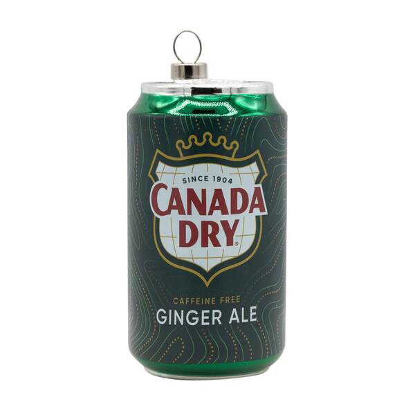 Item 195018 Canada Dry Ginger Ale Soda Can Ornament