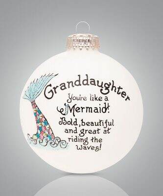 Item 202004 Granddaughter Mermaid Ornament