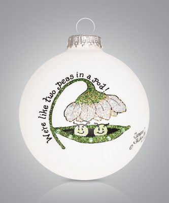 Item 202027 We're Like Two Peas In A Pod Ornament