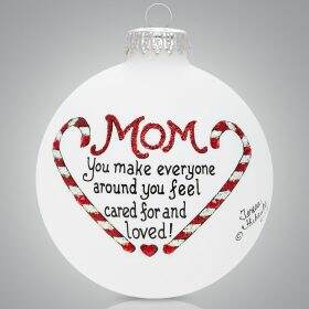 Item 202167 Mom Cared For Ornament
