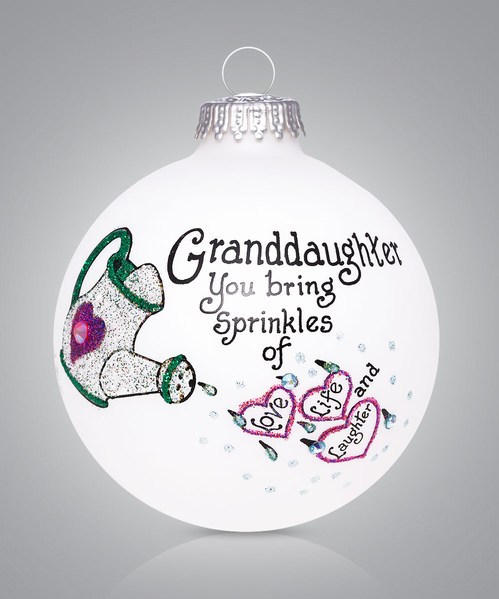 Item 202288 Granddaughter Sprinkles Ornament