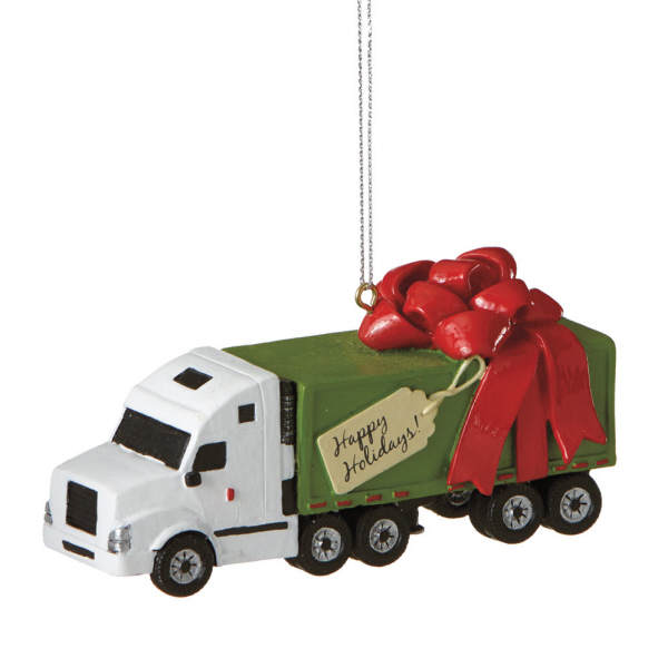 Item 260312 Semi Truck Ornament