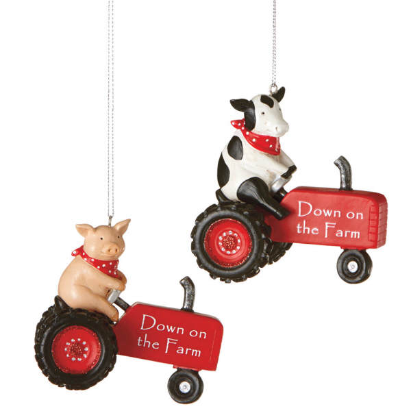 Item 260380 Farm Tractor Ornament