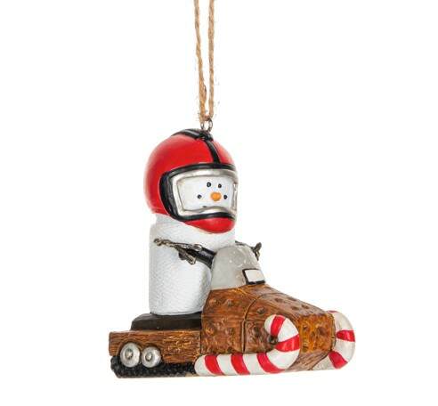 Item 260492 S'mores Snowmobile Ornament