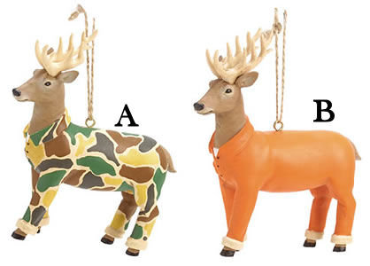Item 260793 Deer Huntng Outfit Ornament
