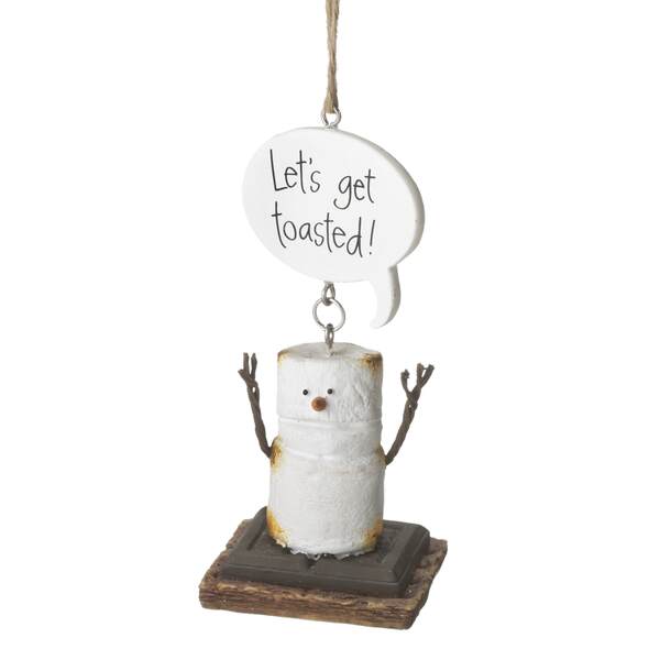 Item 260855 Toasted S'mores Let's Get Toasted Ornament