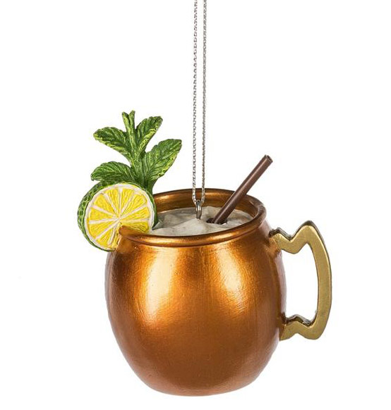 Item 261103 Moscow Mule Cocktail Ornament