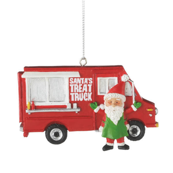 Item 261183 Santa's Treat Truck Ornament