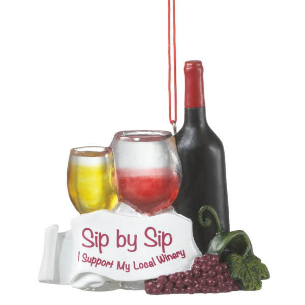 Item 261186 Supporter Of Wineries Ornament