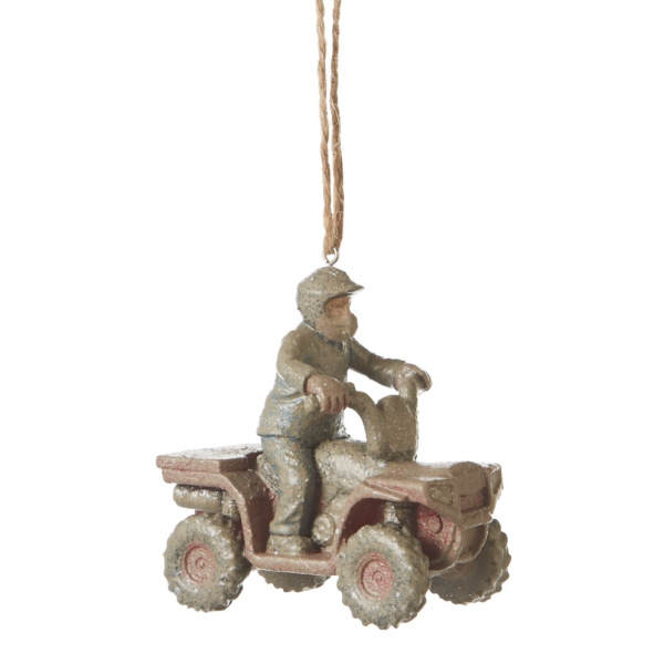 Item 261203 Mudder 4 Wheeler ATV Ornament