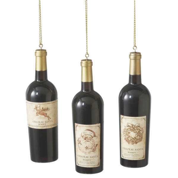 Item 261283 Wine Bottle Ornament