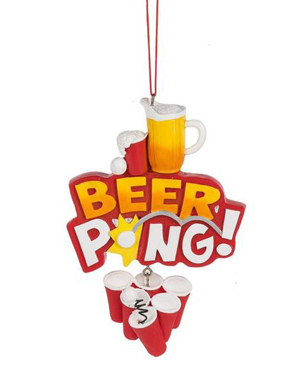 Item 261441 Beer Pong Ornament
