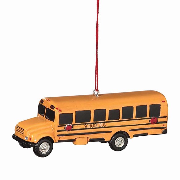 Item 261591 Yellow School Bus Ornament