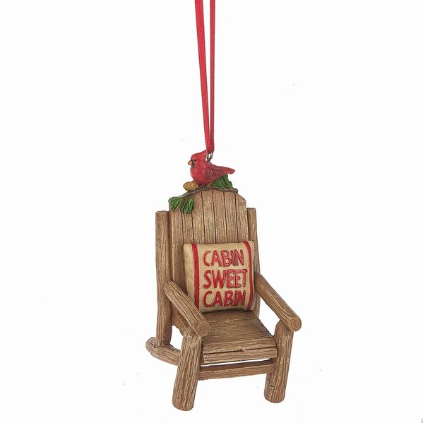 Item 261646 Cabin Sweet Cabin Chair Ornament