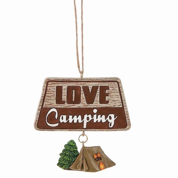 Item 261651 Love Camping Ornament