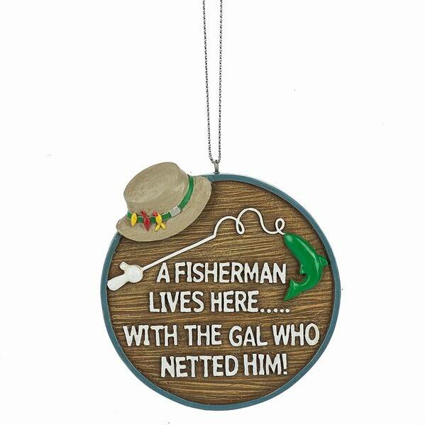 Item 261836 Fisherman Ornament