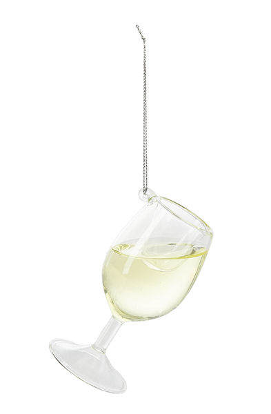 Item 262017 Cheer Donnay Wine Glass Ornament
