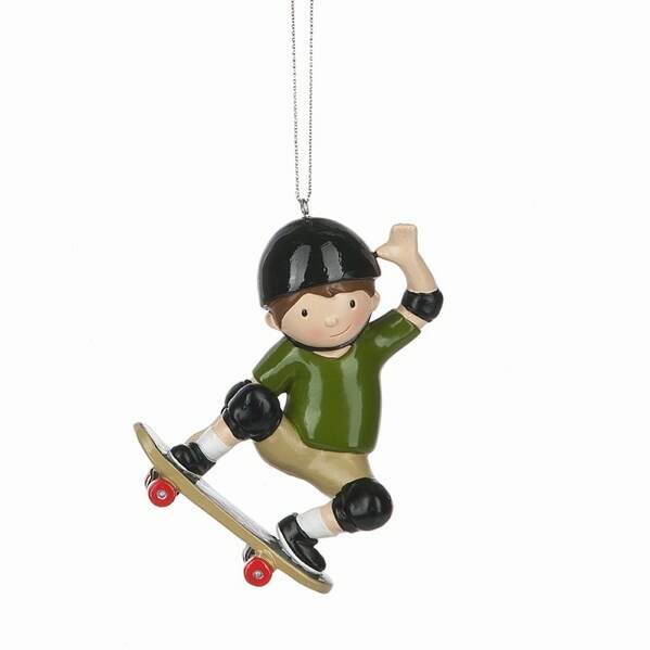 Item 262179 Skateboarder Ornament