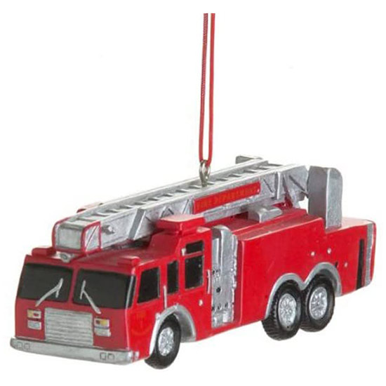 Item 262192 Fire Truck Ornament