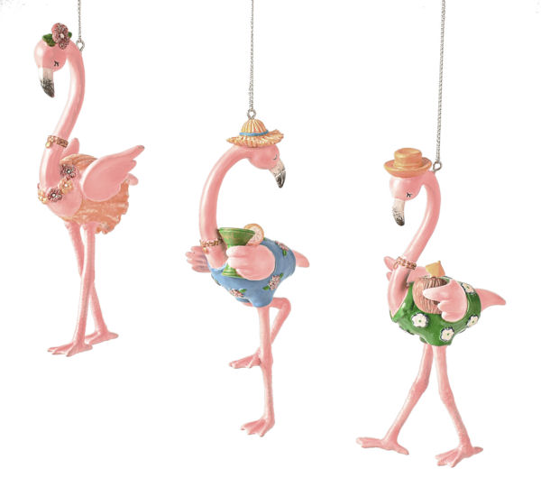 Item 262434 Flamingo Ornament