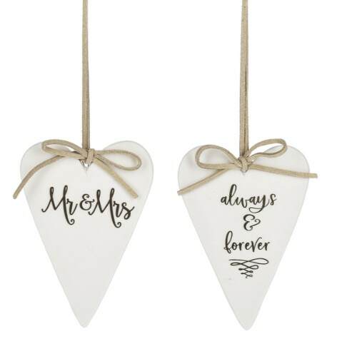Item 262460 Heart Always Forever/Mr And Mrs Ornament