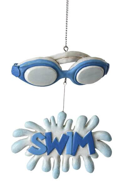 Item 262619 Goggles Swim Ornament