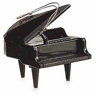 Item 263036 Black Piano Ornament